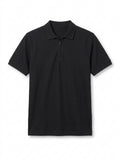 TriC Zip Polo - Black