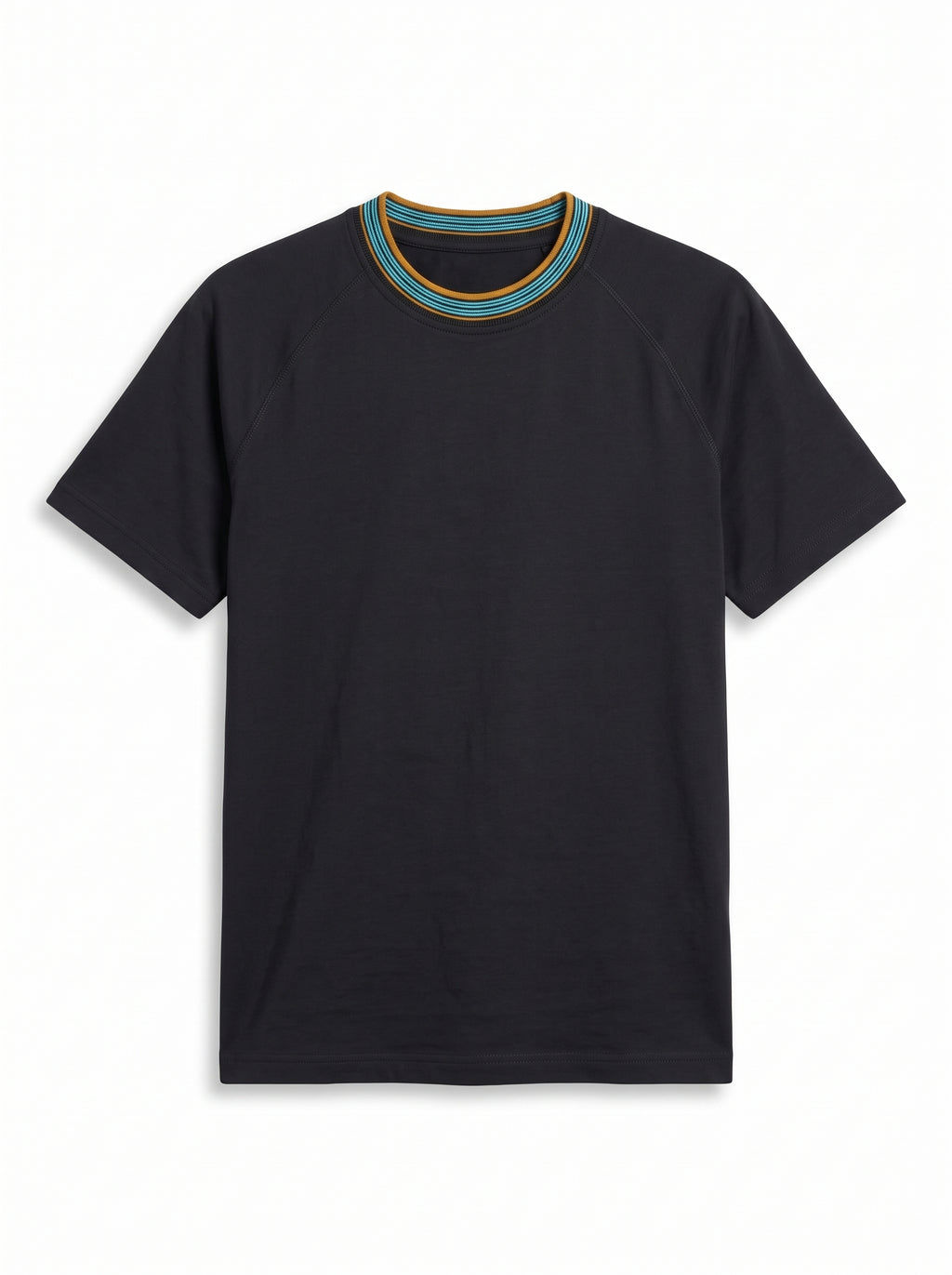 TriC Signature Rib Tee - Black