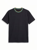 TriC Signature Rib Tee - Black
