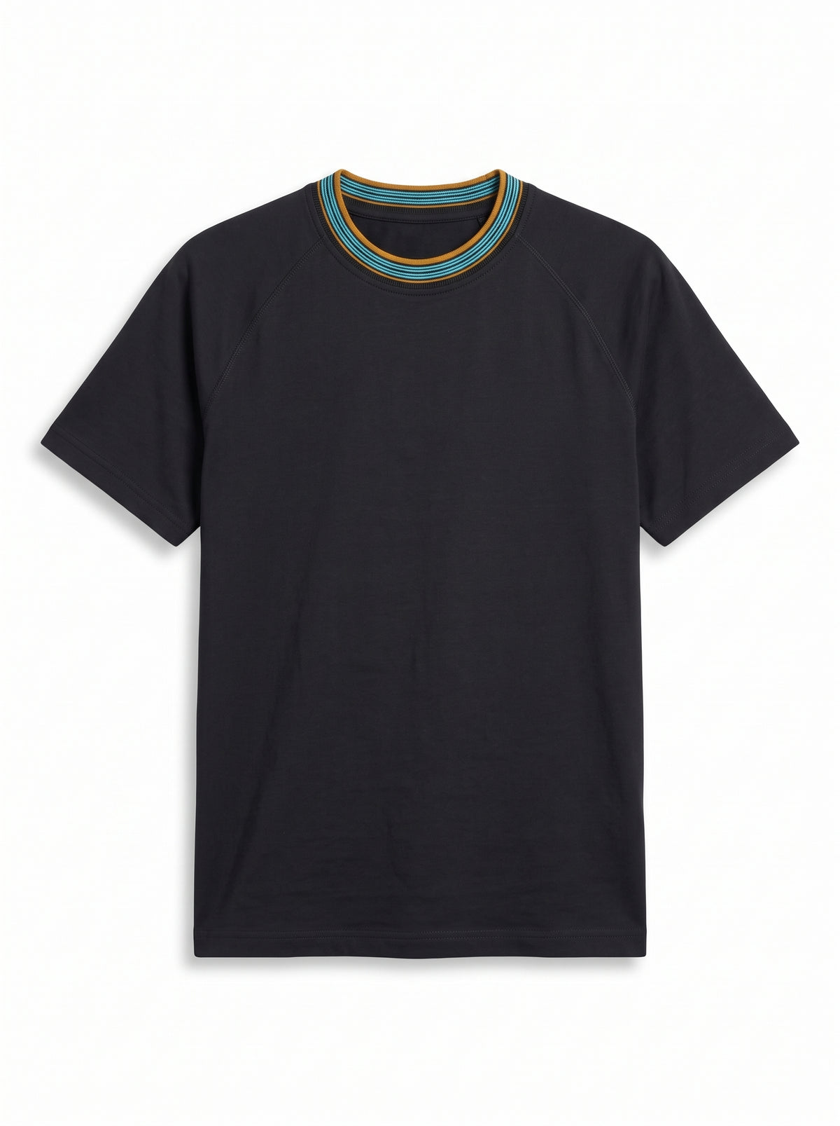 TriC Signature Rib Tee - Black