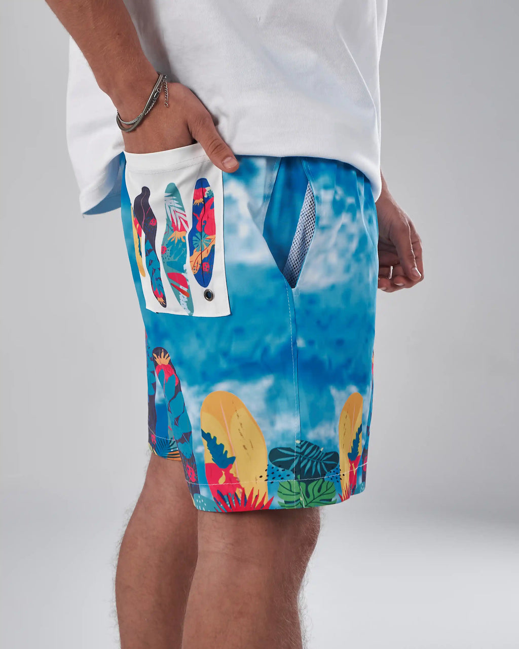 Swimshort – Ocean Surfboard Print