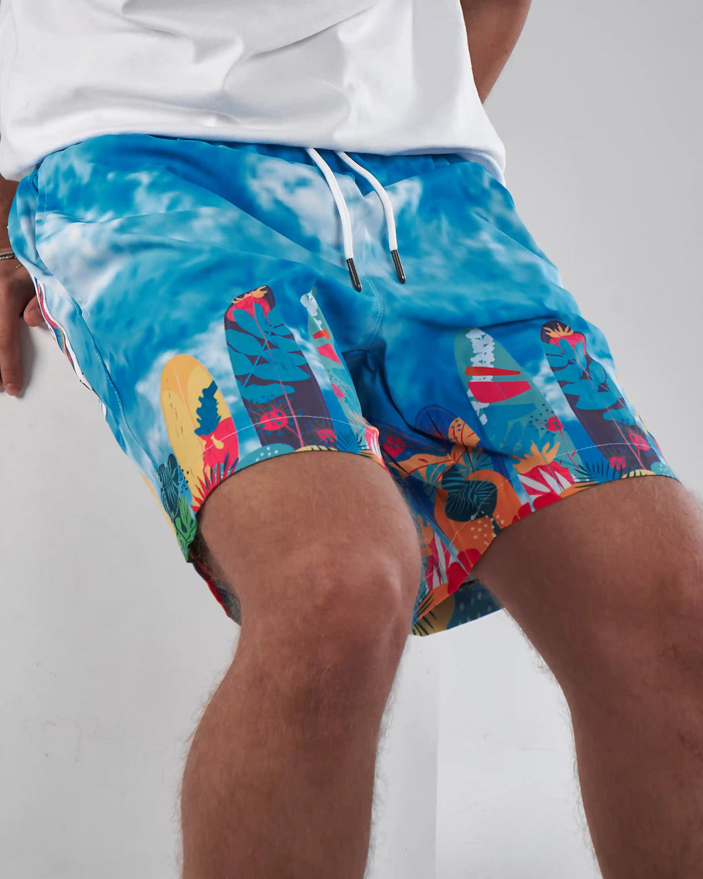 Swimshort – Ocean Surfboard Print