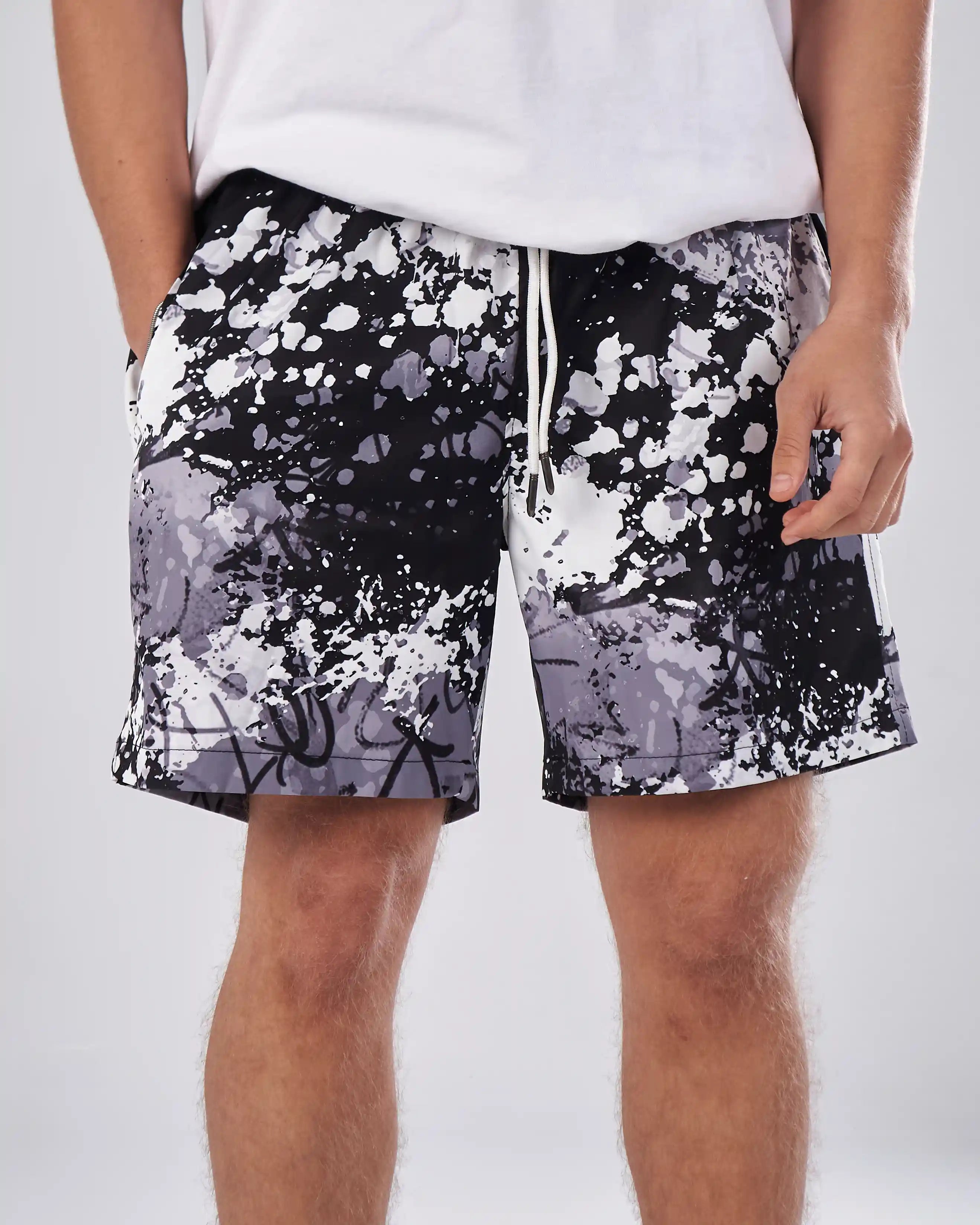 Swimshort – Ink Splash Print