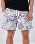 Swimshort – Gray Tropical Print