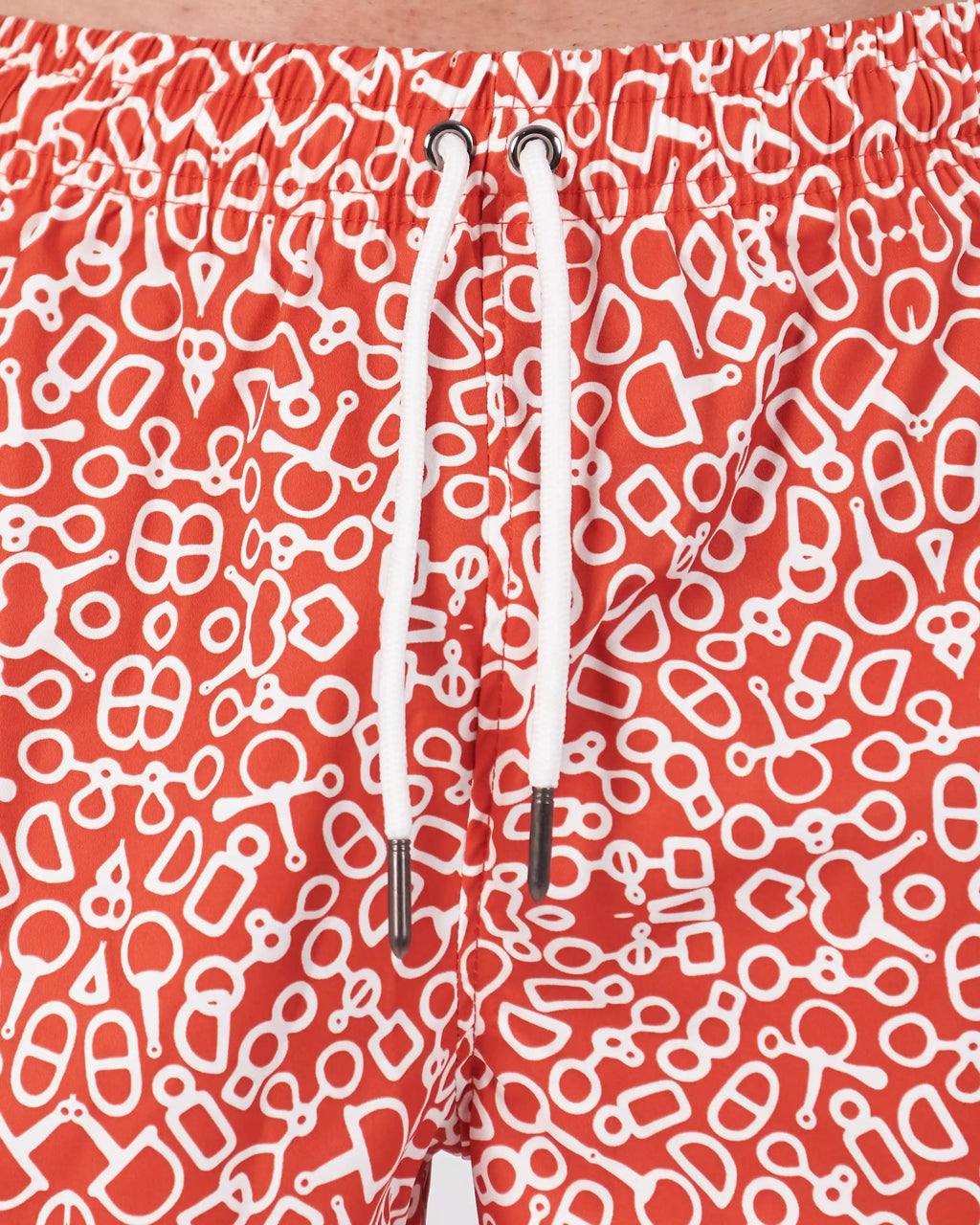Swimshort – Red Mosaic Print