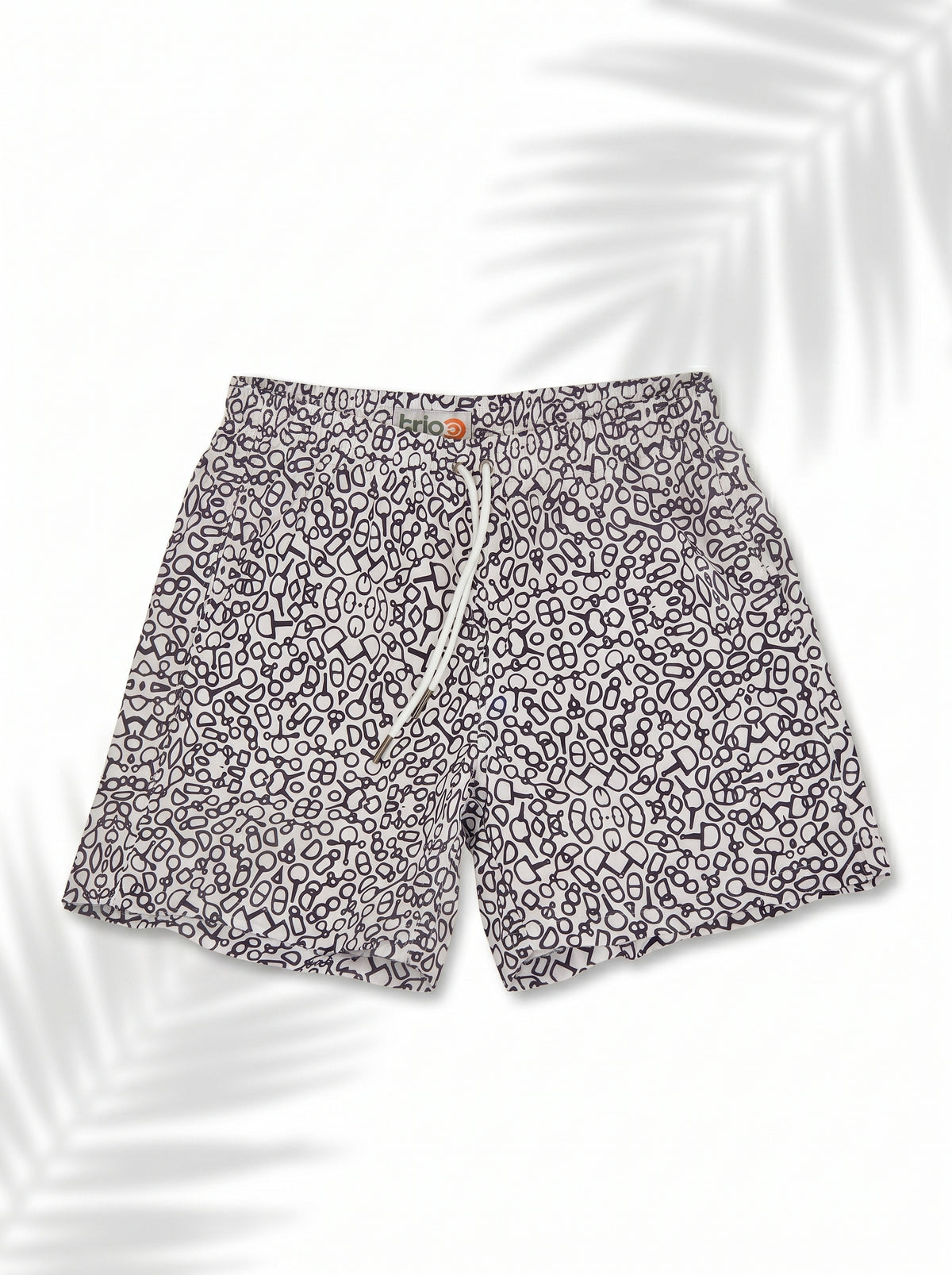 Swimshort – Black Mosaic Print