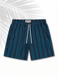 Swimshort – Electric Blue Stripes