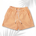 Swimshort – Orange Riviera Stripes
