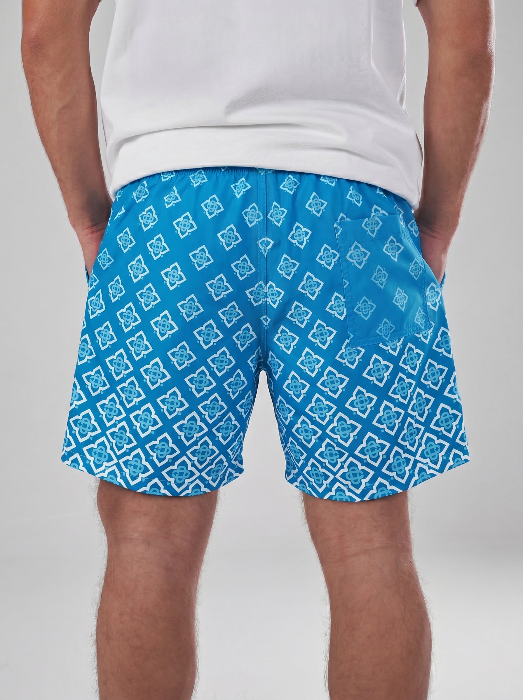 Swimshort – Mediterranean Tile Sky Blue