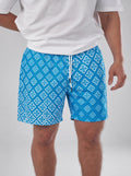 Swimshort – Mediterranean Tile Sky Blue