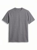 TriC Stripe Texture Tee - Grey