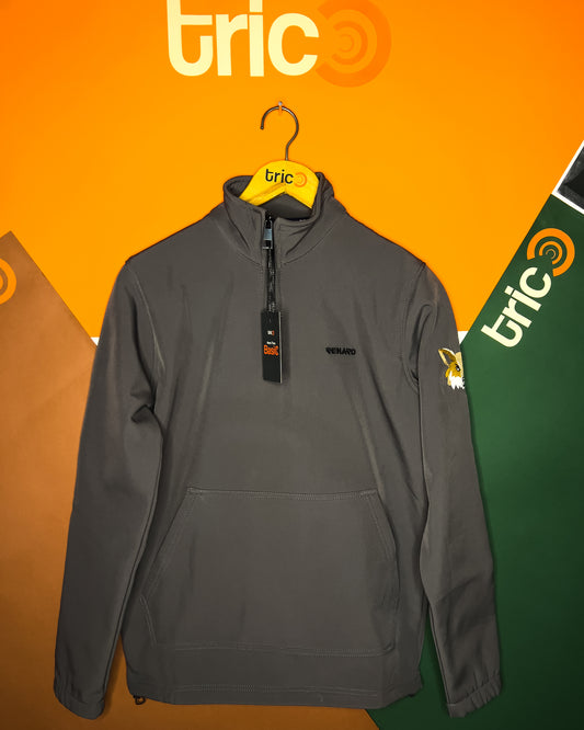 Waterproof Sweater Quarter Zipper - Dark Grey