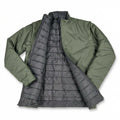 Double-Faced Waterproof Jacket - Black & Dark Green.