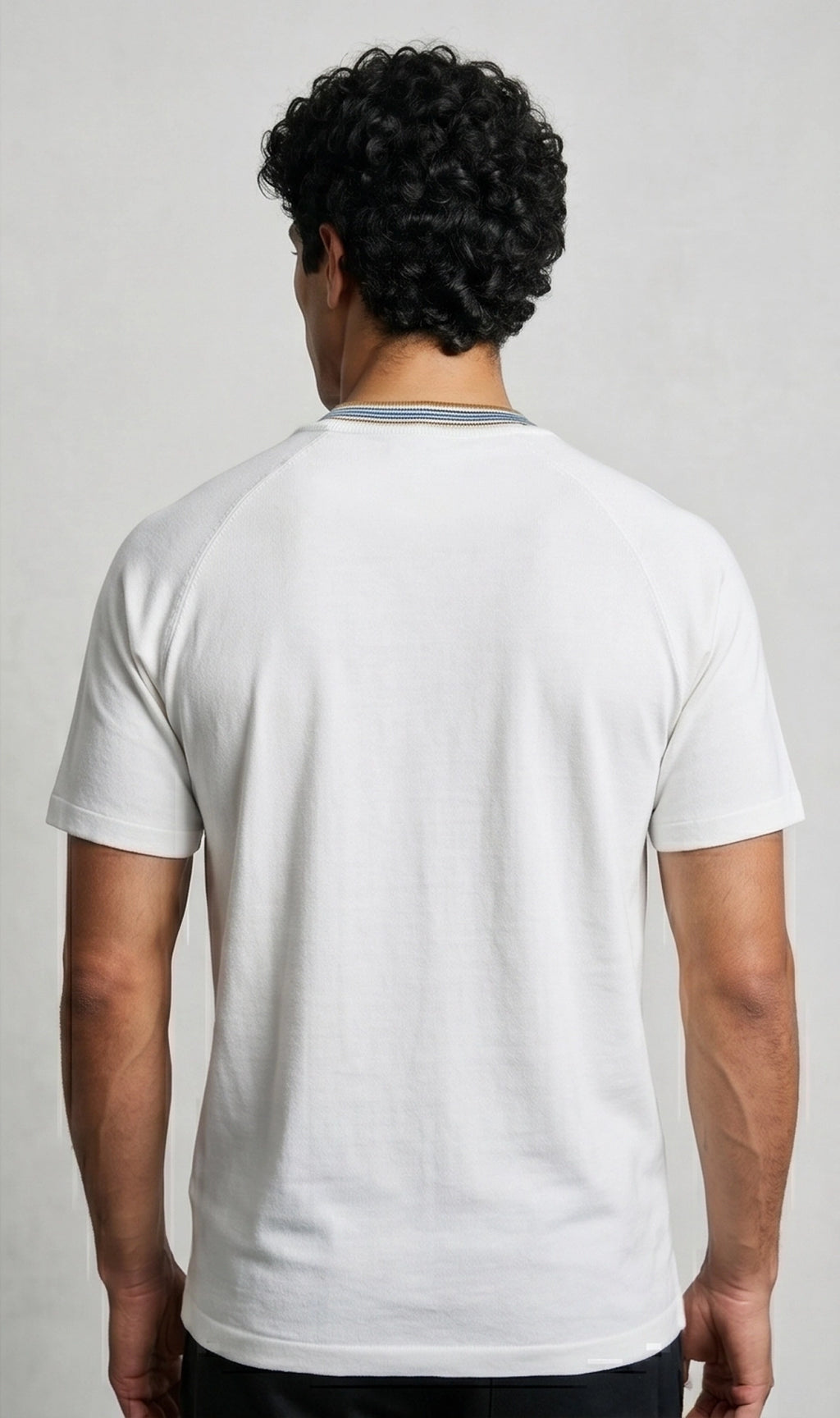 TriC Signature Rib Tee - White