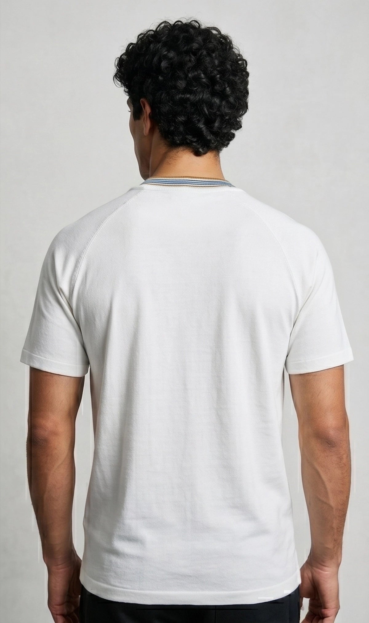 TriC Signature Rib Tee - White