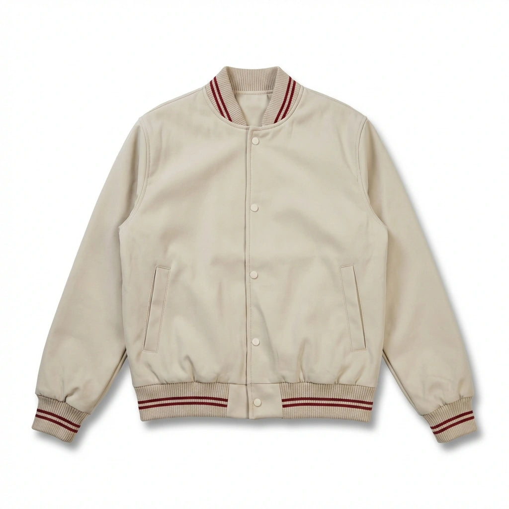 Baseball Jacket - Beige