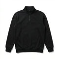 Sweater Half Zipper - Black