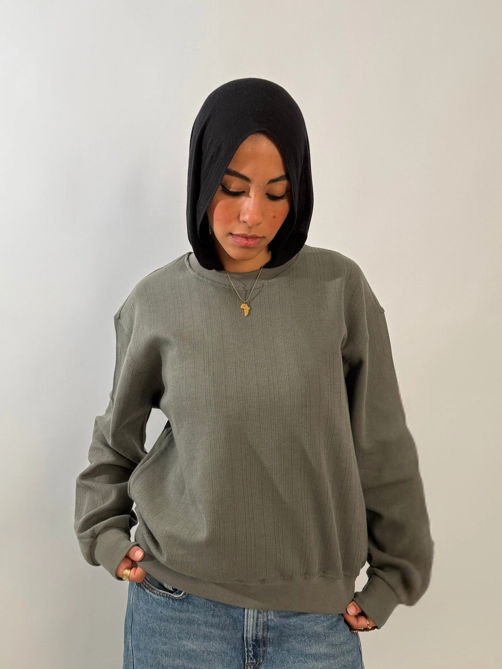 Crewneck Sweater - Gray