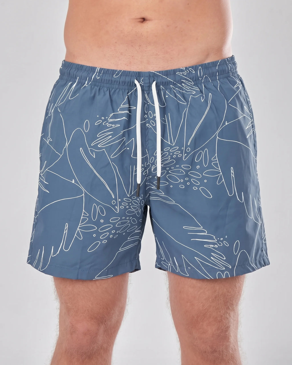 Swimshort – Blue Tropical Print